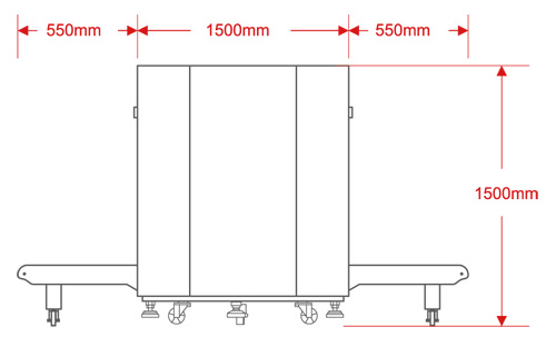 LD-8065通道式X光安檢機(jī)尺寸